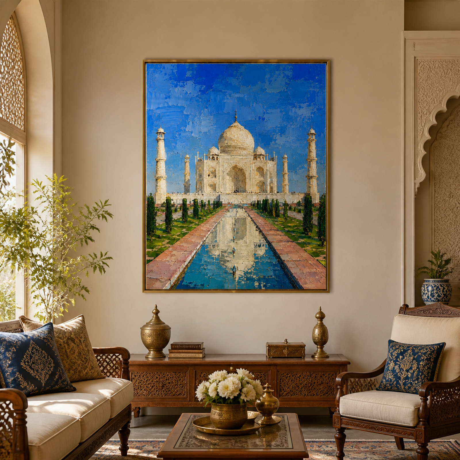 Taj Mahal Blue Serenity