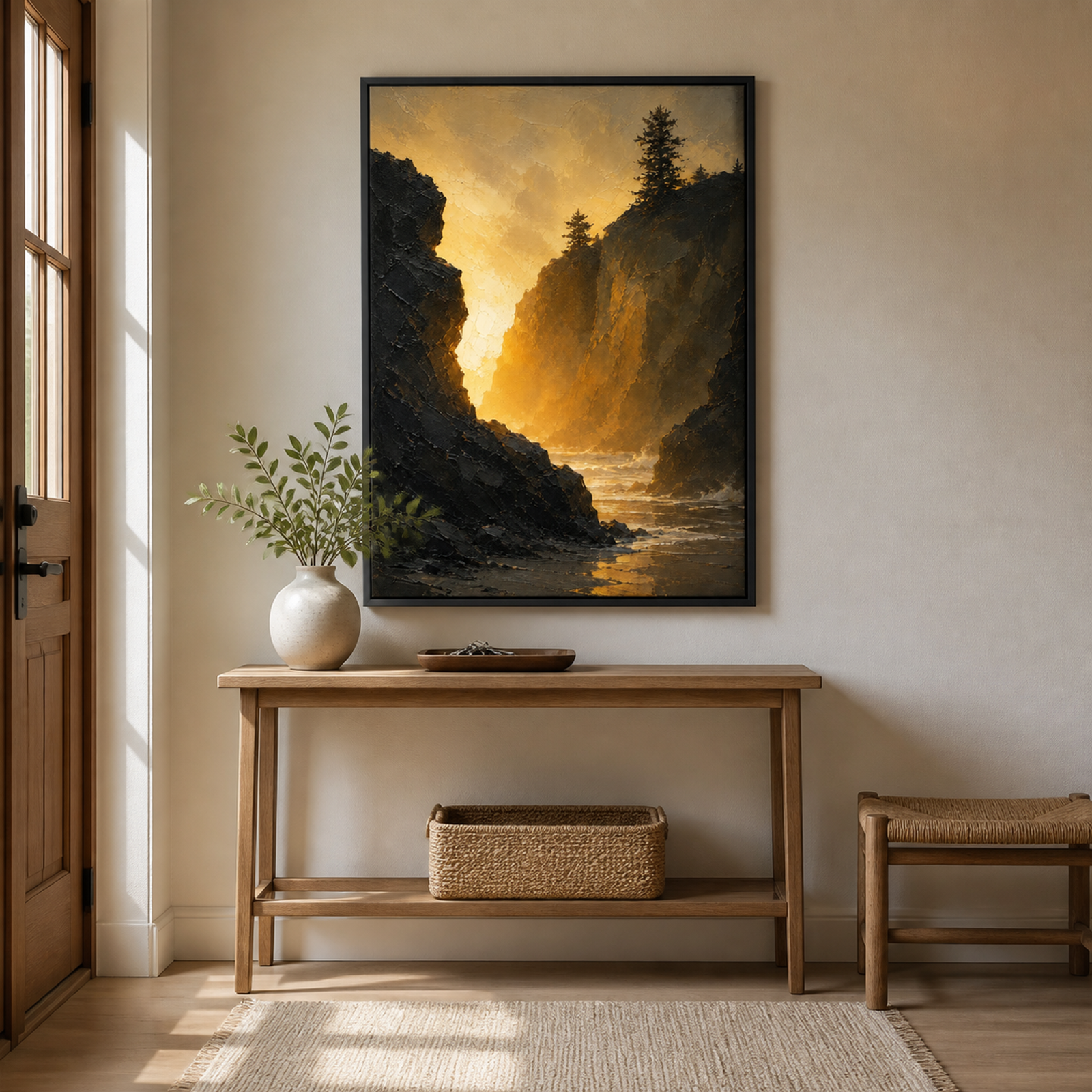 Golden Coastal Canyon