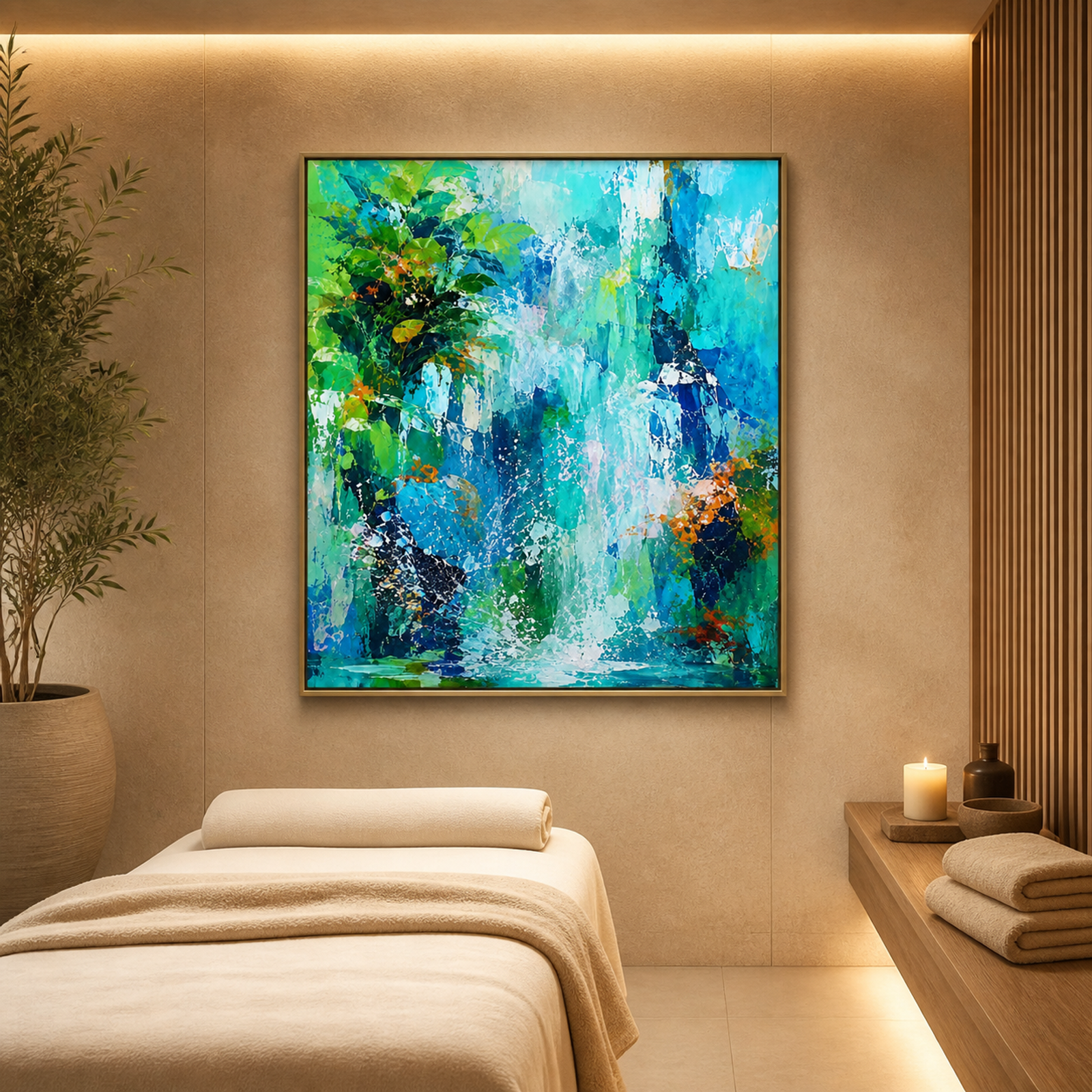 Tropical Waterfall Escape