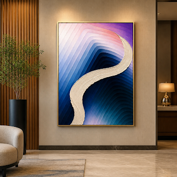 Luminous Abstract Flow