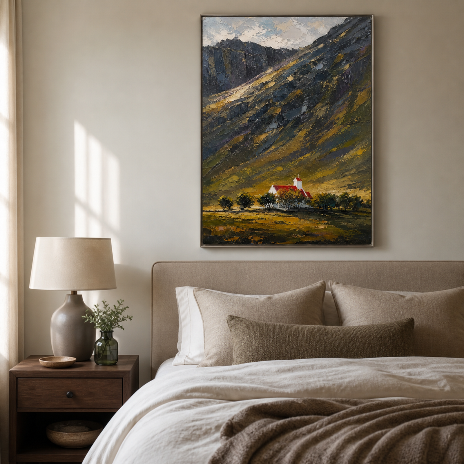 Chapel In Mountain Light