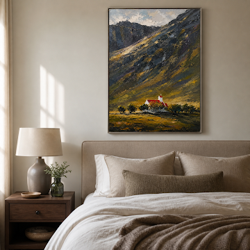 Chapel In Mountain Light