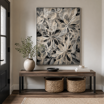 Translucent Floral Harmony