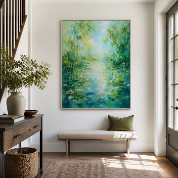 Serene Lily Pond
