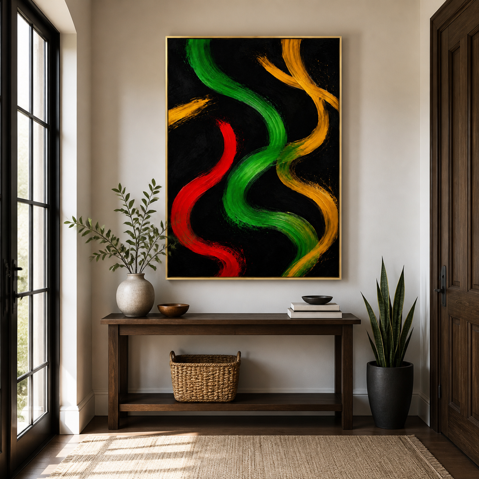 Vibrant Ribbon Motion