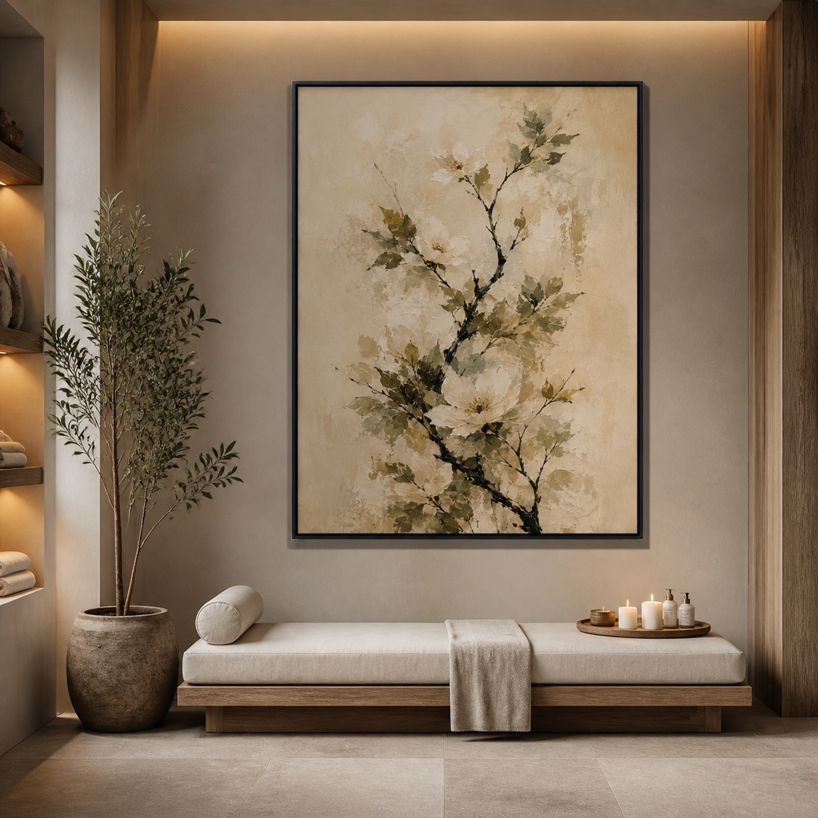 Ivory Blossom Branch