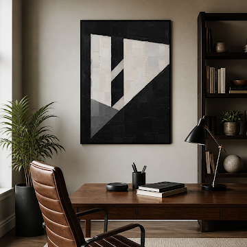 Monochrome Geometric Passage