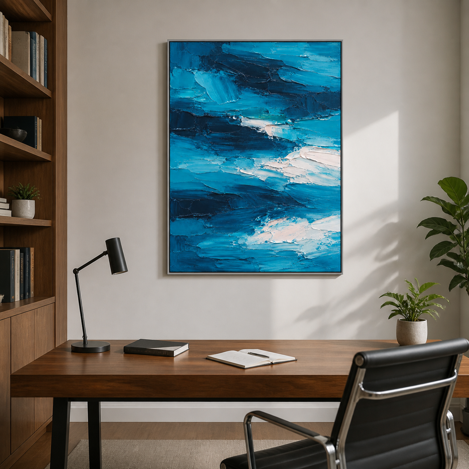 Textured Blue Tide