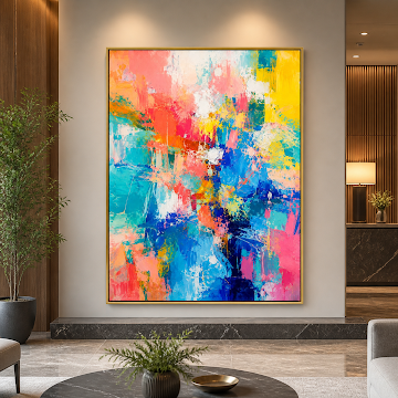 Vibrant Abstract Colorfield