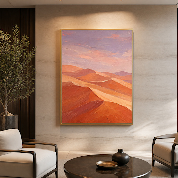 Warm Desert Dune Horizon