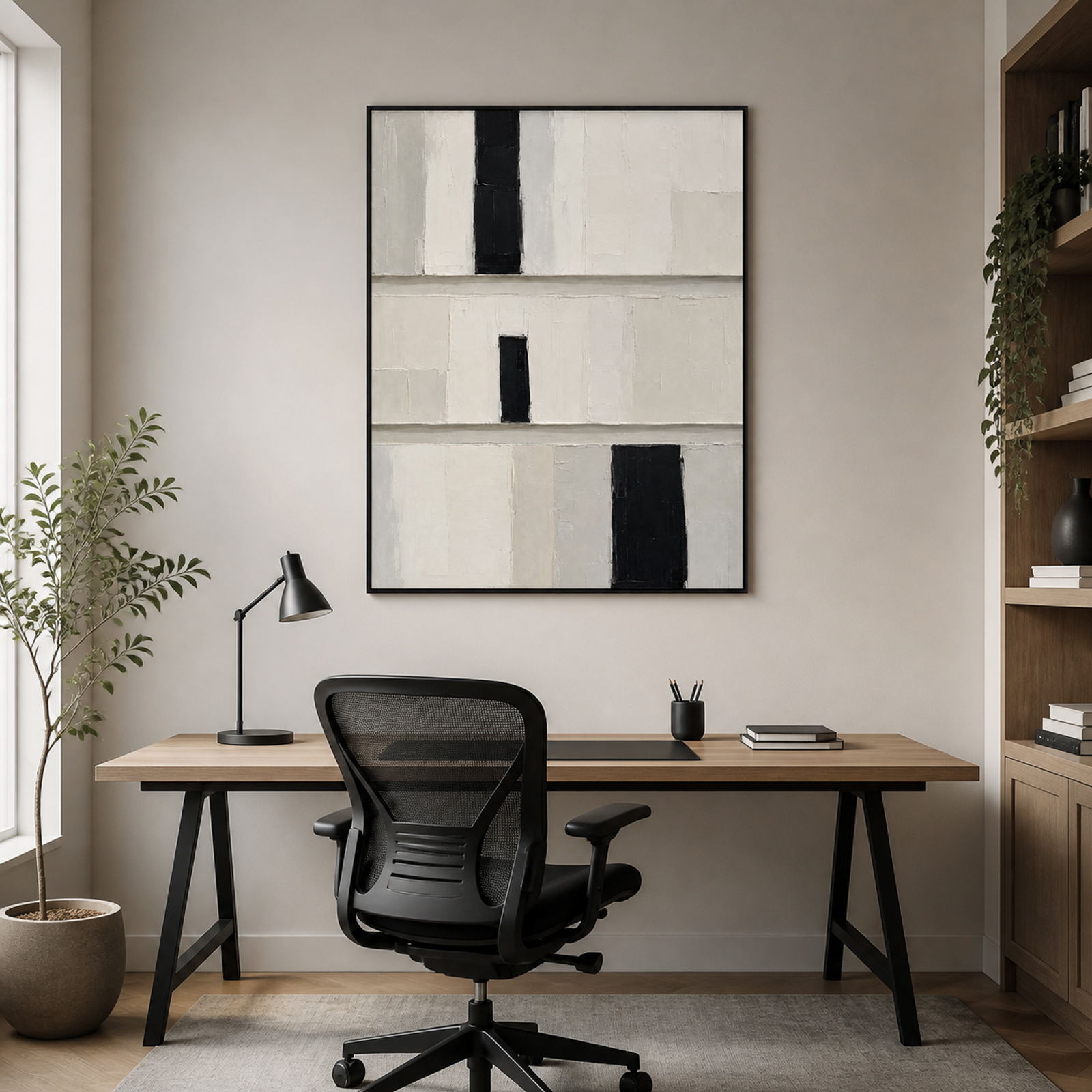 Textured Monochrome Geometry