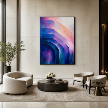 Luminous Abstract Arches
