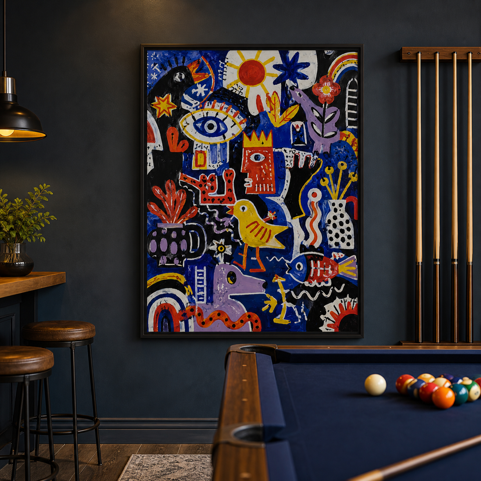 Whimsical Pop Art Menagerie