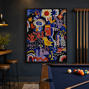 Whimsical Pop Art Menagerie