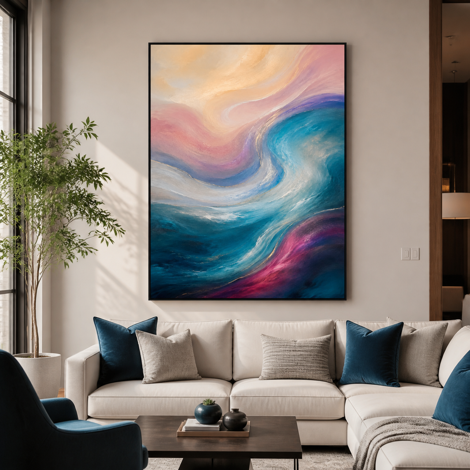 Radiant Abstract Tides
