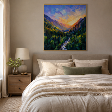 Radiant Mountain Valley