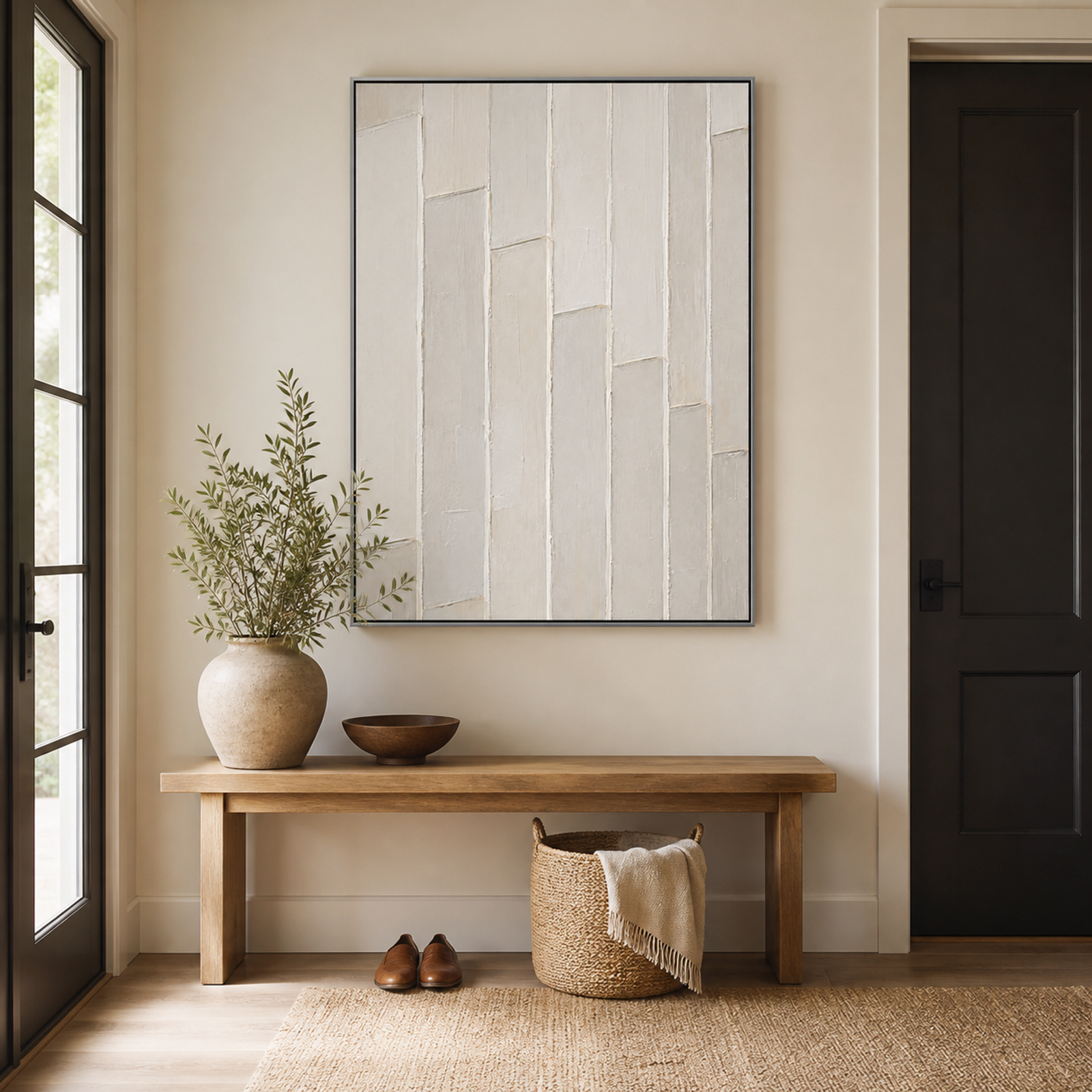 Quiet Ivory Geometry