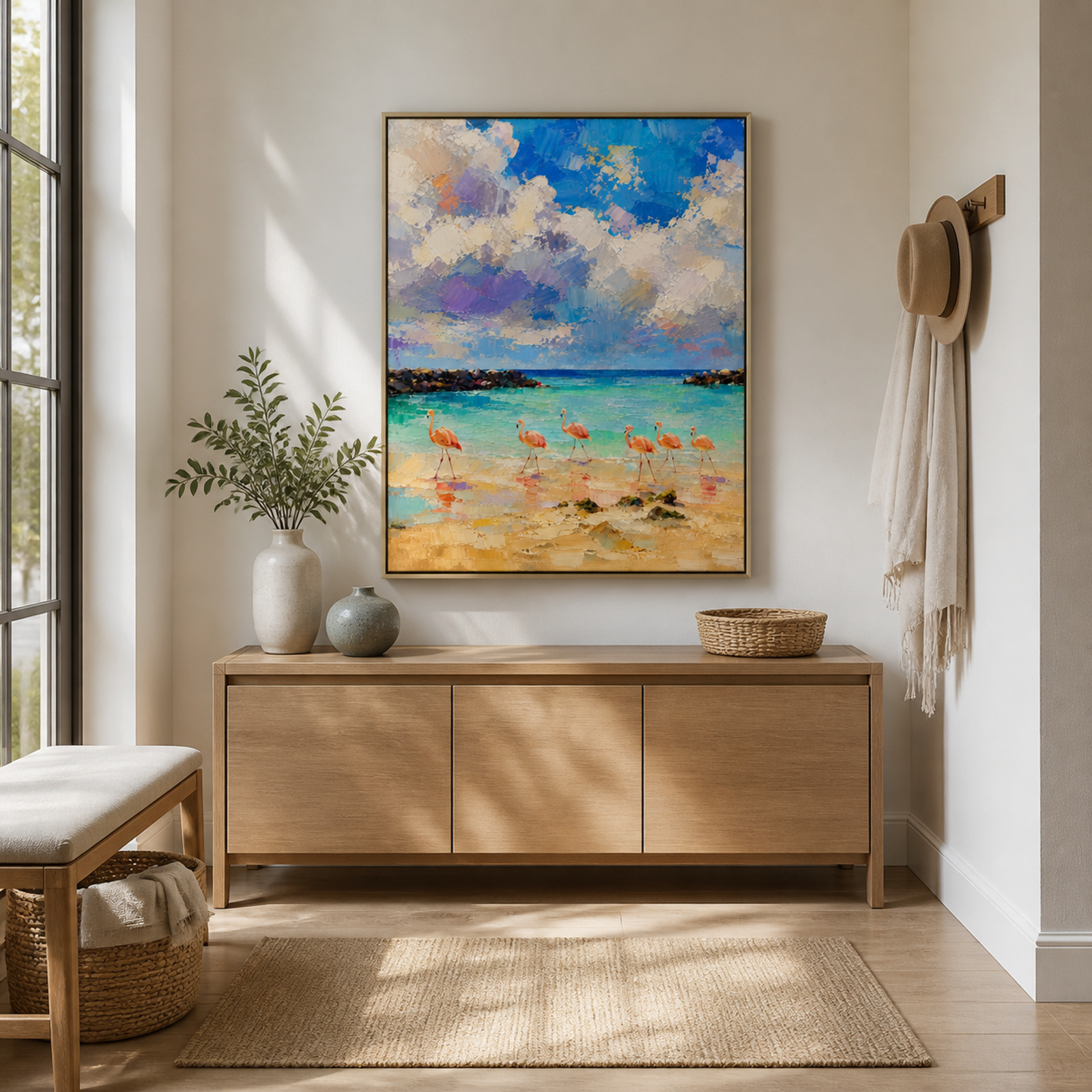 Flamingo Coastal Morning