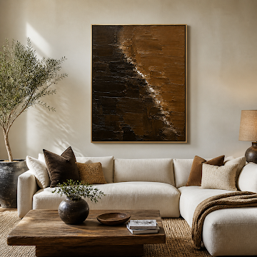 Warm Textured Abstract