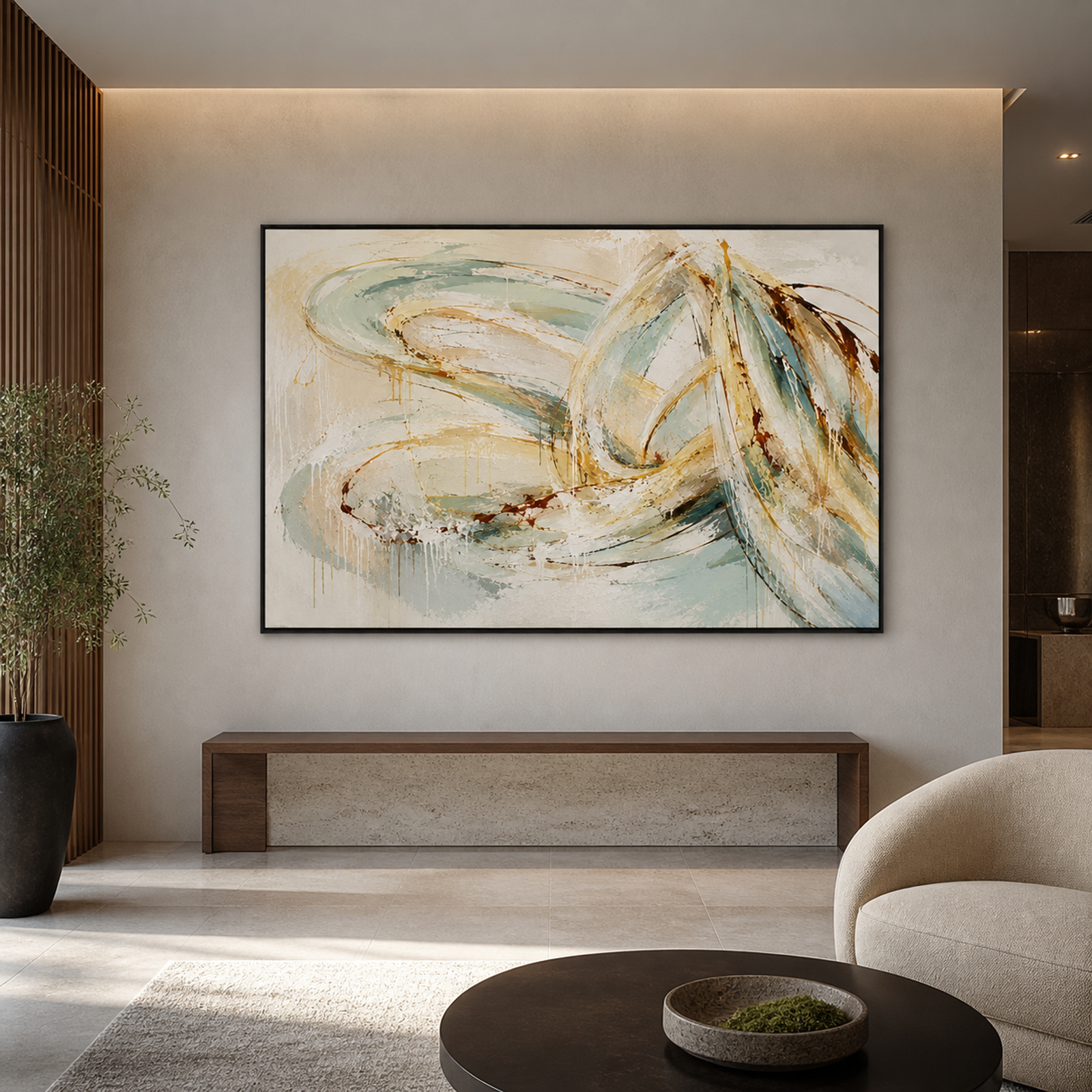 Gilded Aqua Motion