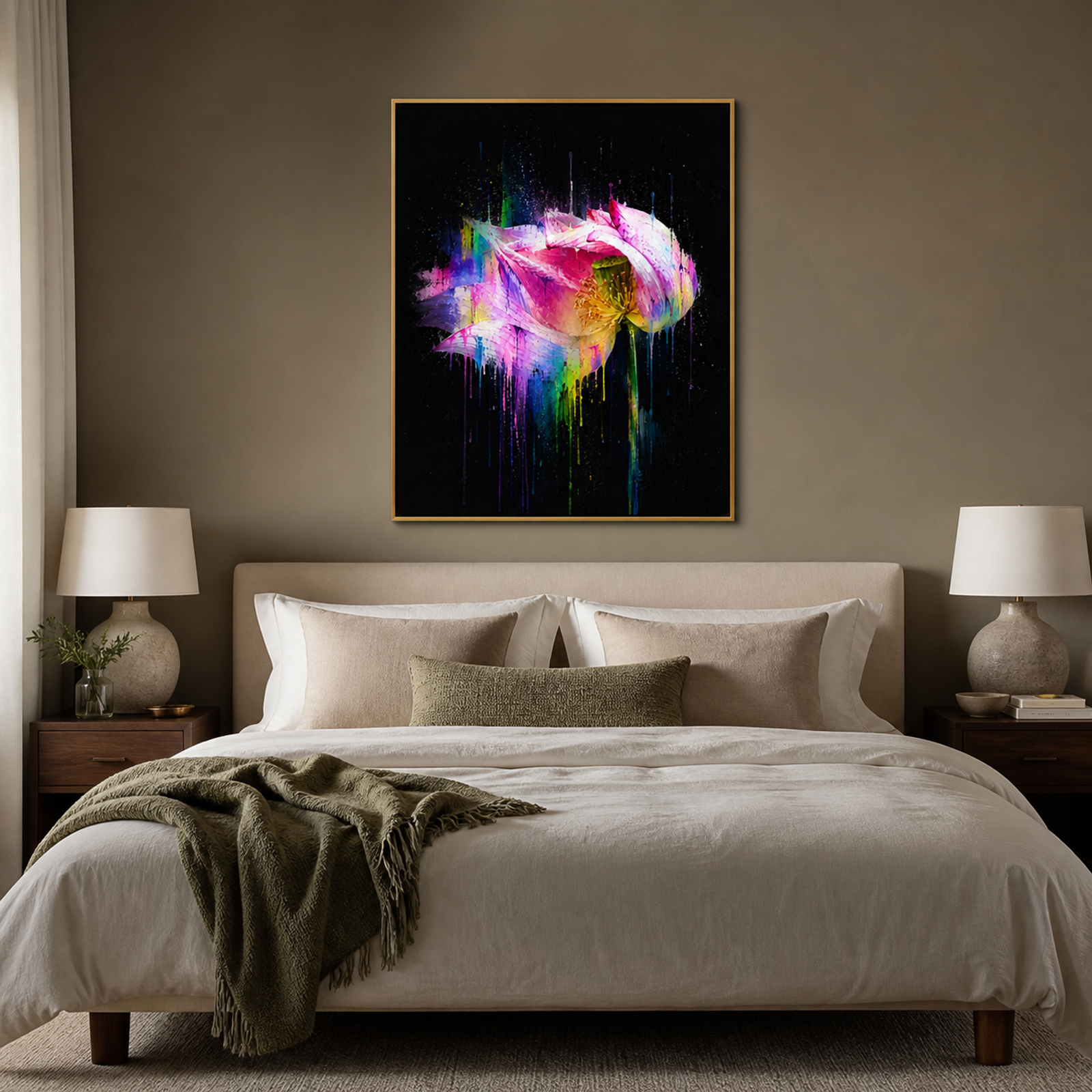 Vibrant Lotus Bloom