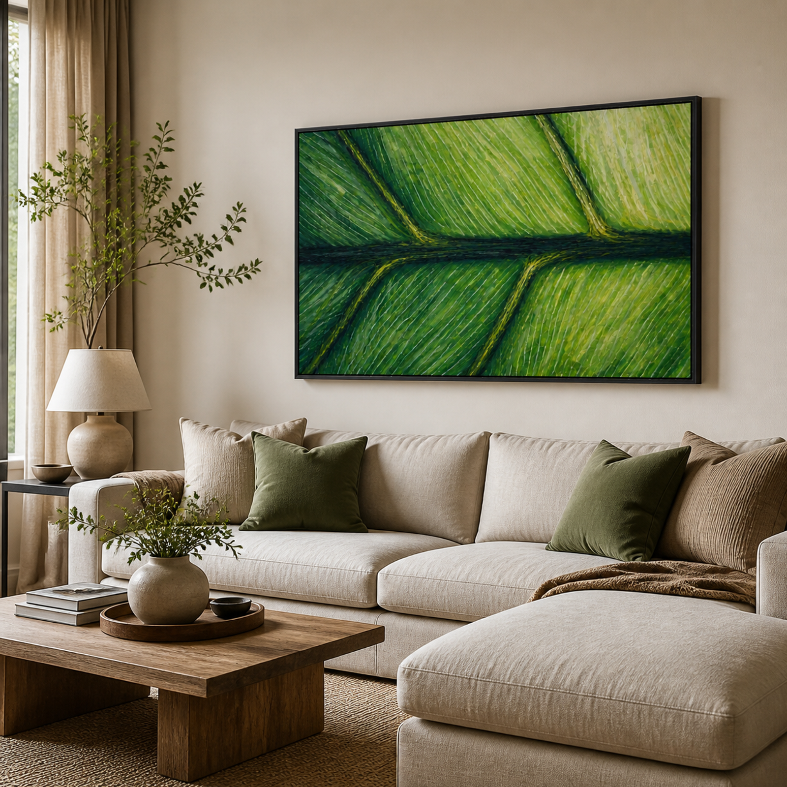 Lush Green Leaf Texture