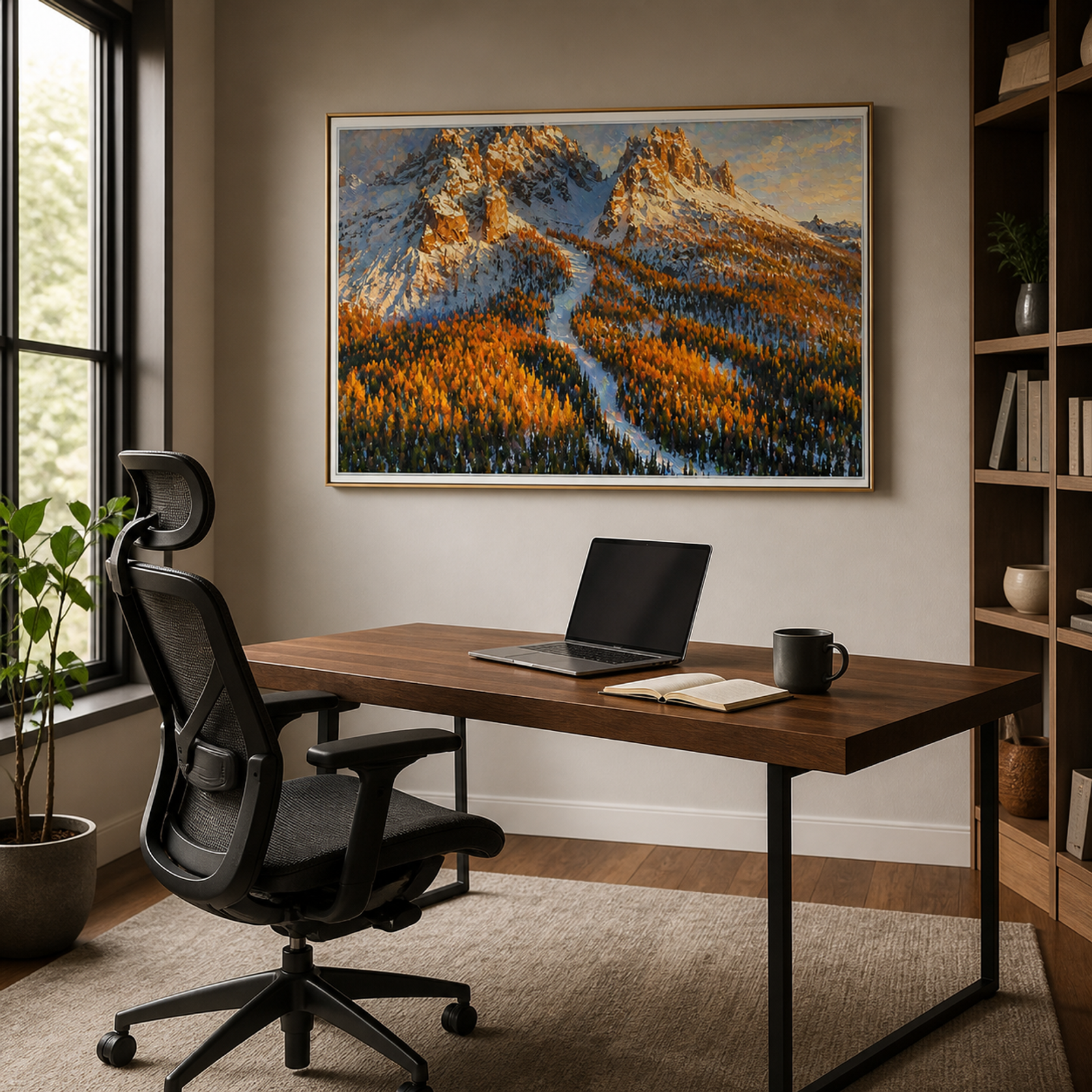 Golden Alpine Peaks