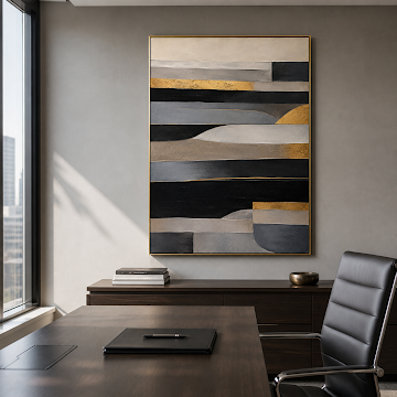Gilded Abstract Horizon