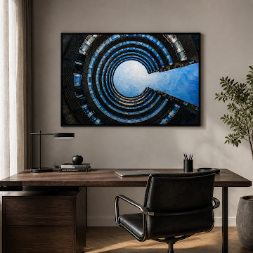 Blue Spiral Atrium