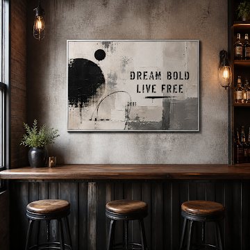 Dream Bold Abstract Statement
