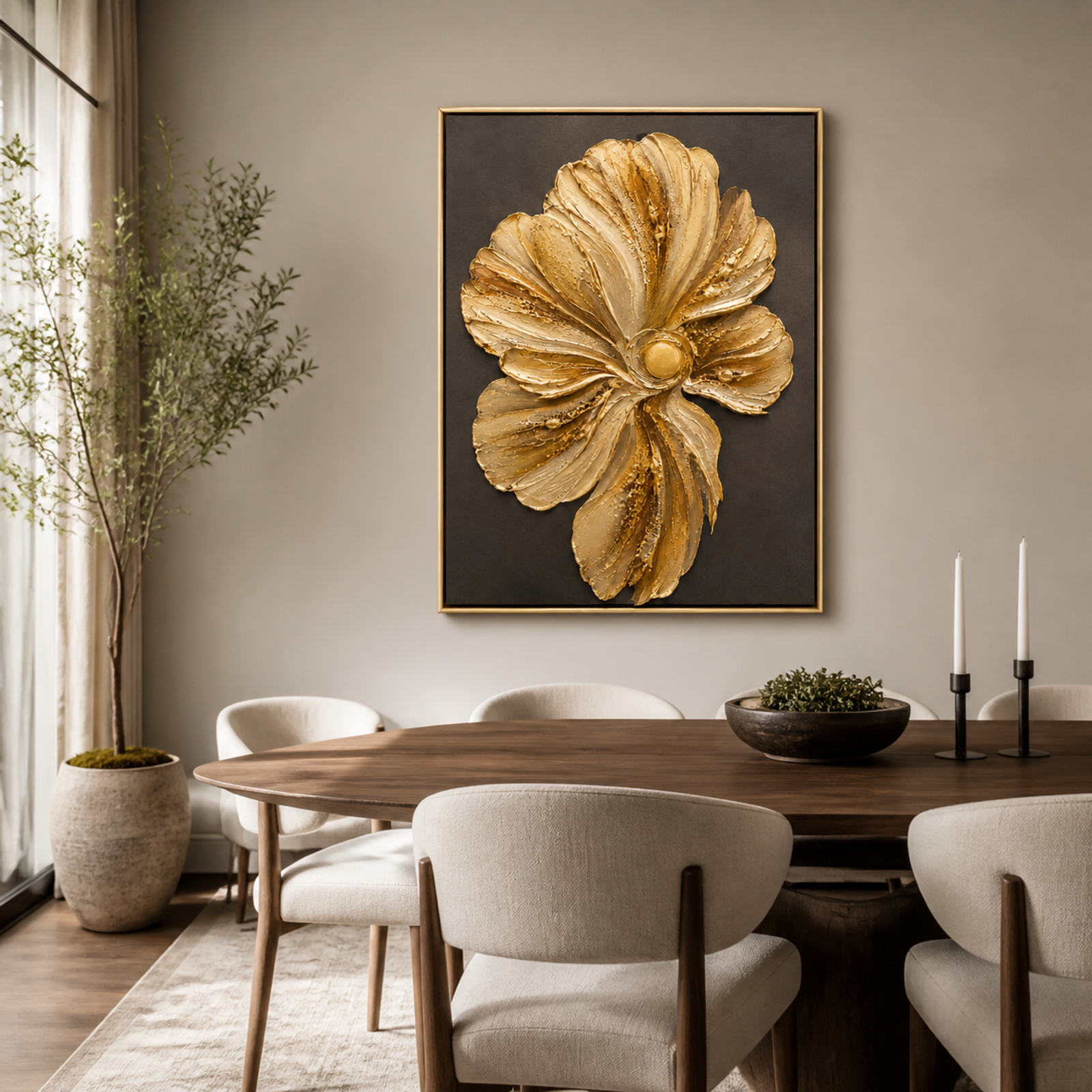 Gilded Bloom Elegance