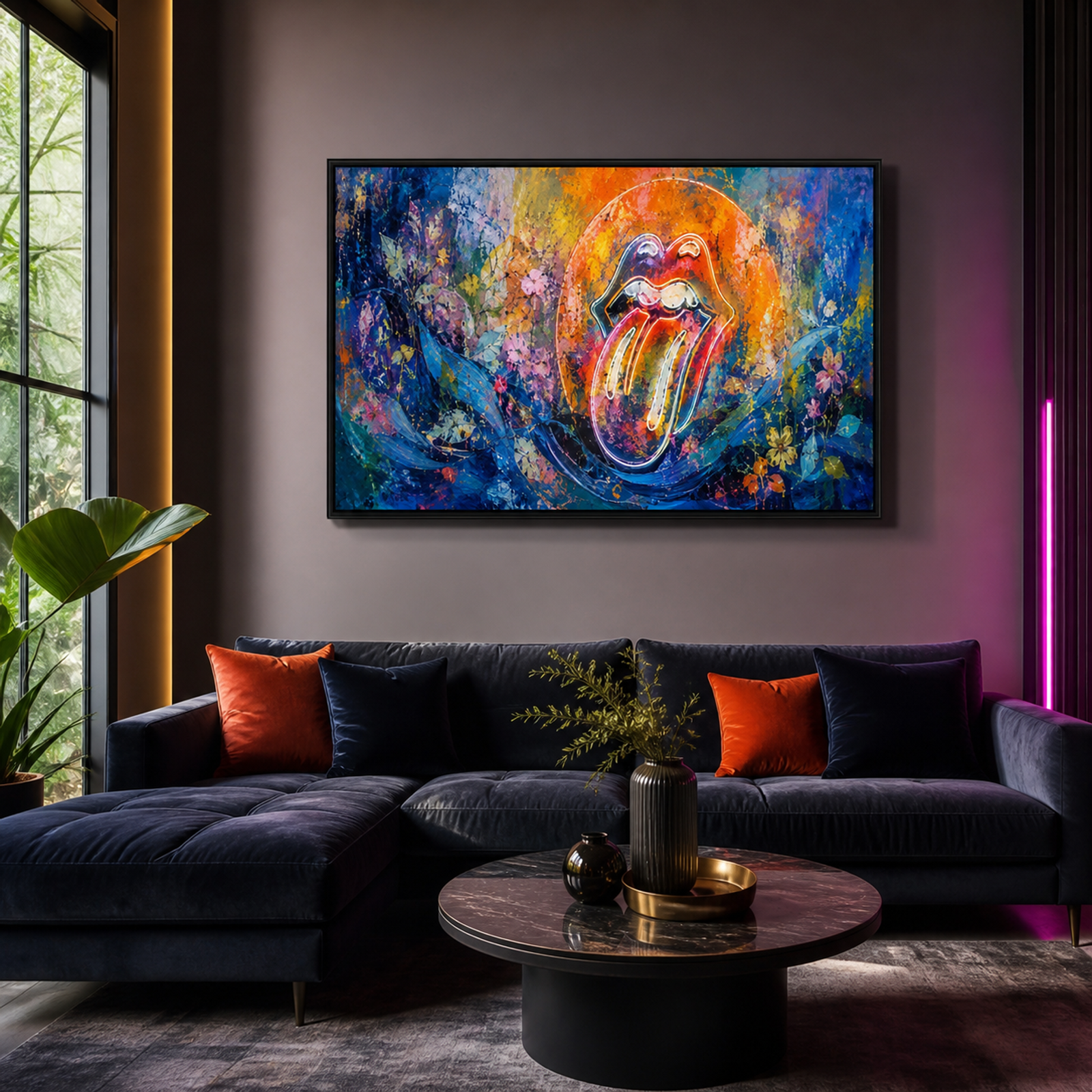 Neon Rock Bloom