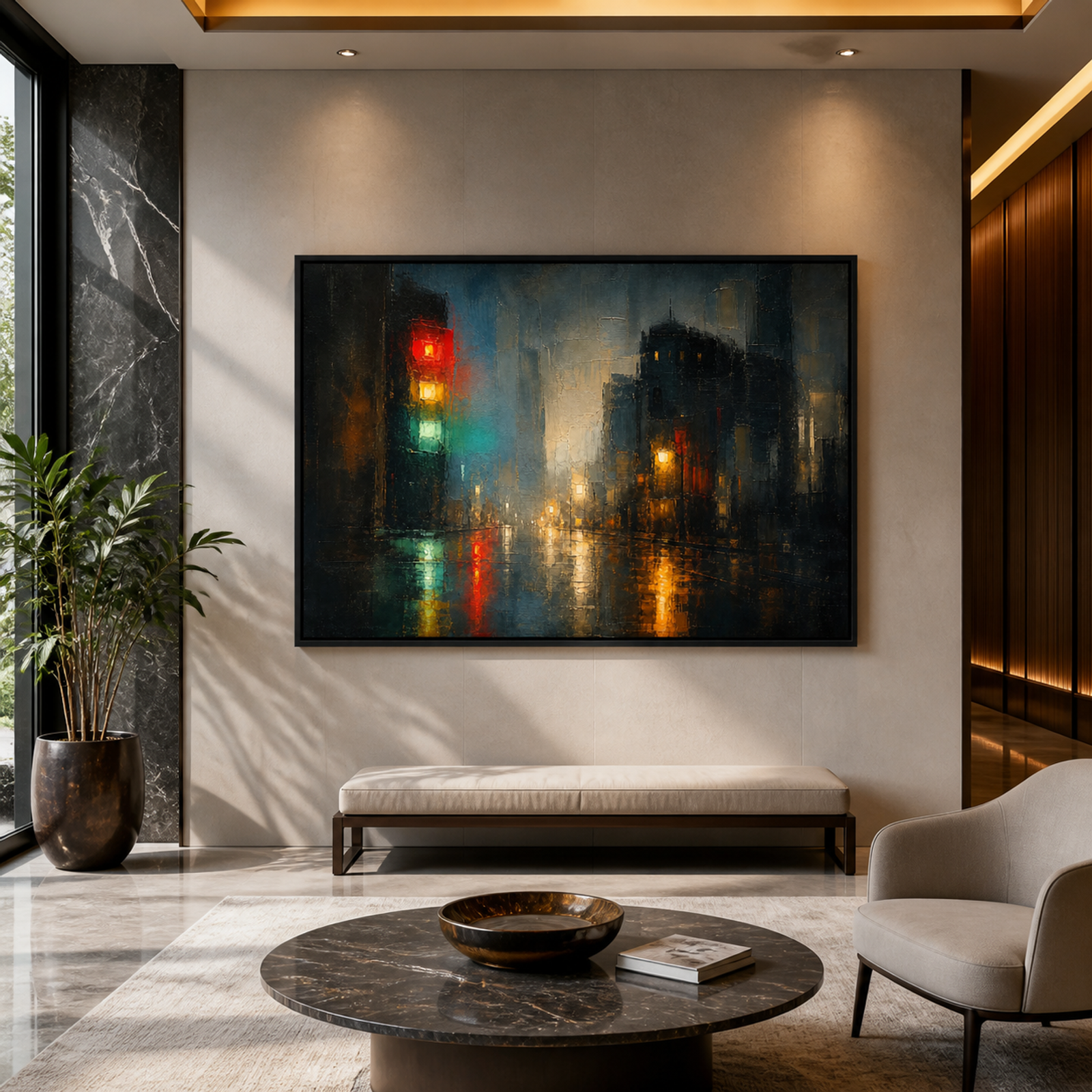 Rainlit City Signals