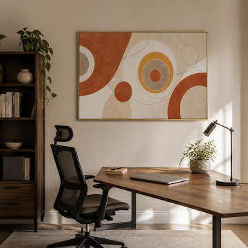 Warm Abstract Circles