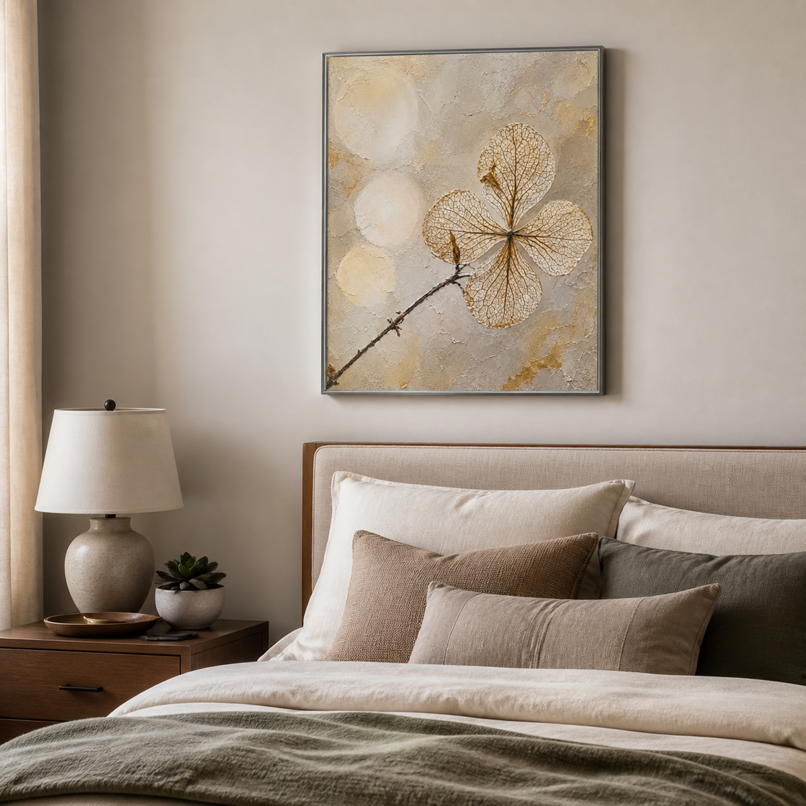 Gilded Botanical Serenity