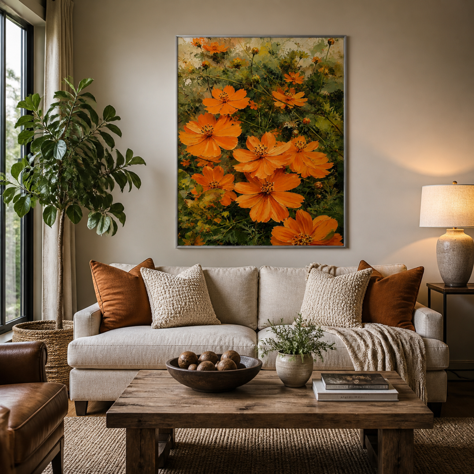 Golden Wildflower Garden