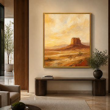 Golden Desert Mesa
