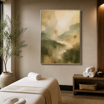 Soft Earth Abstract Landscape