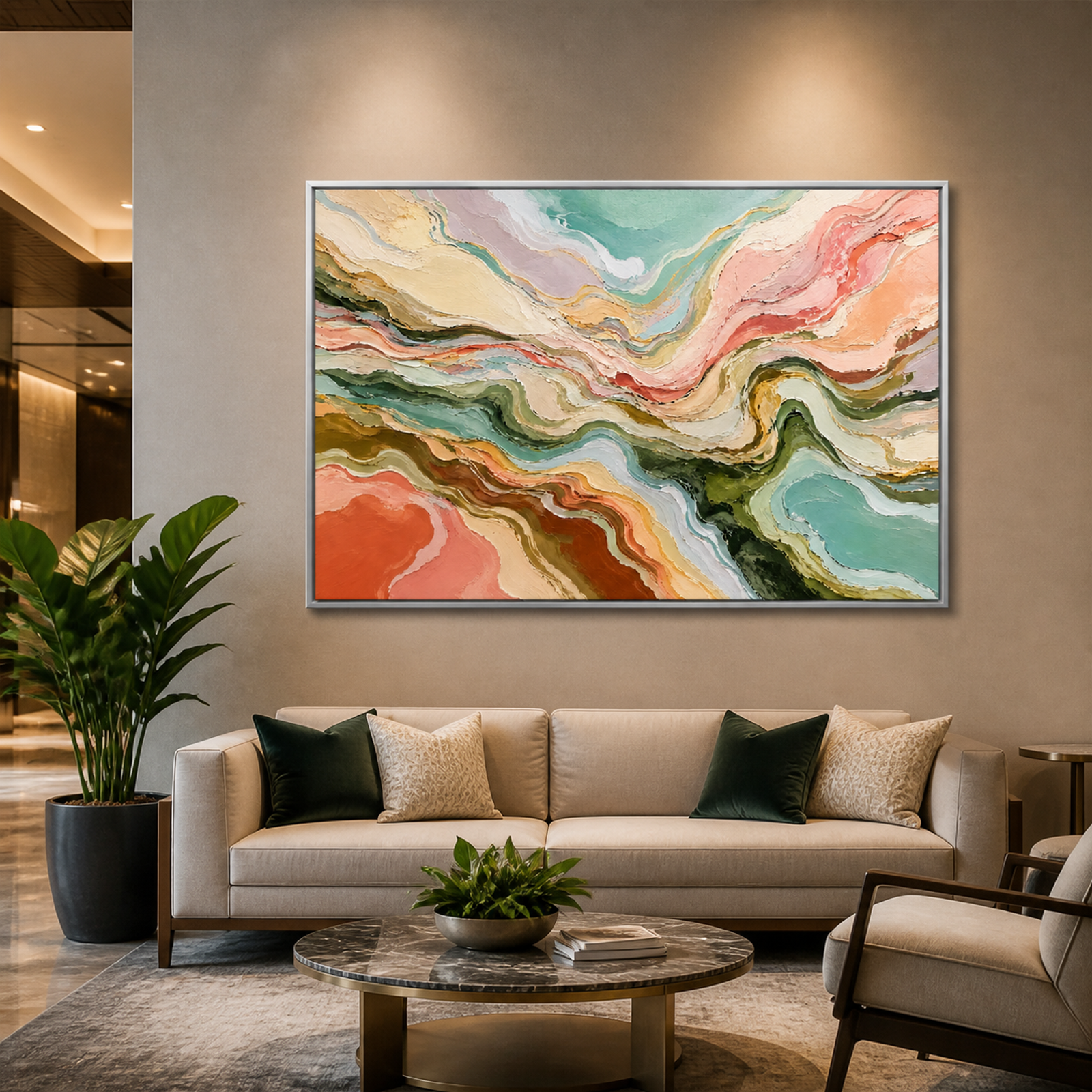Pastel Organic Flow