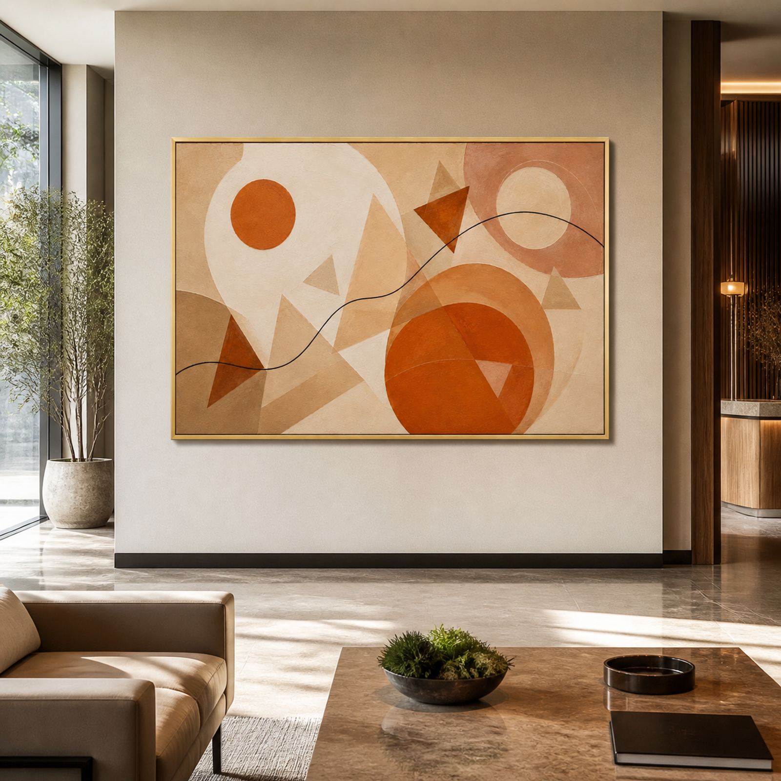 Warm Abstract Geometry