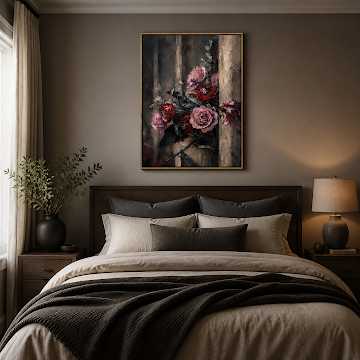 Moody Textured Roses