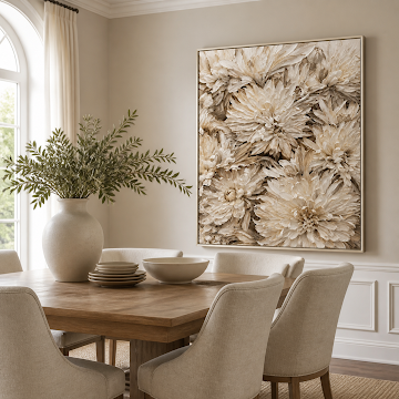 Ivory Bloom Texture