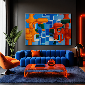 Bold Abstract Geometry
