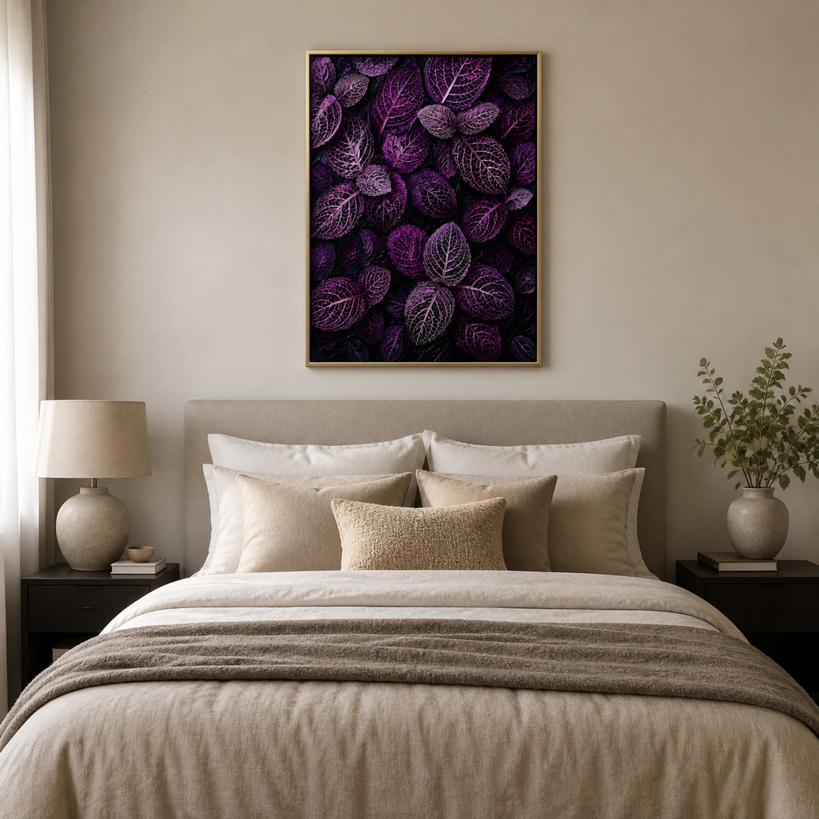 Purple Botanical Nightfall