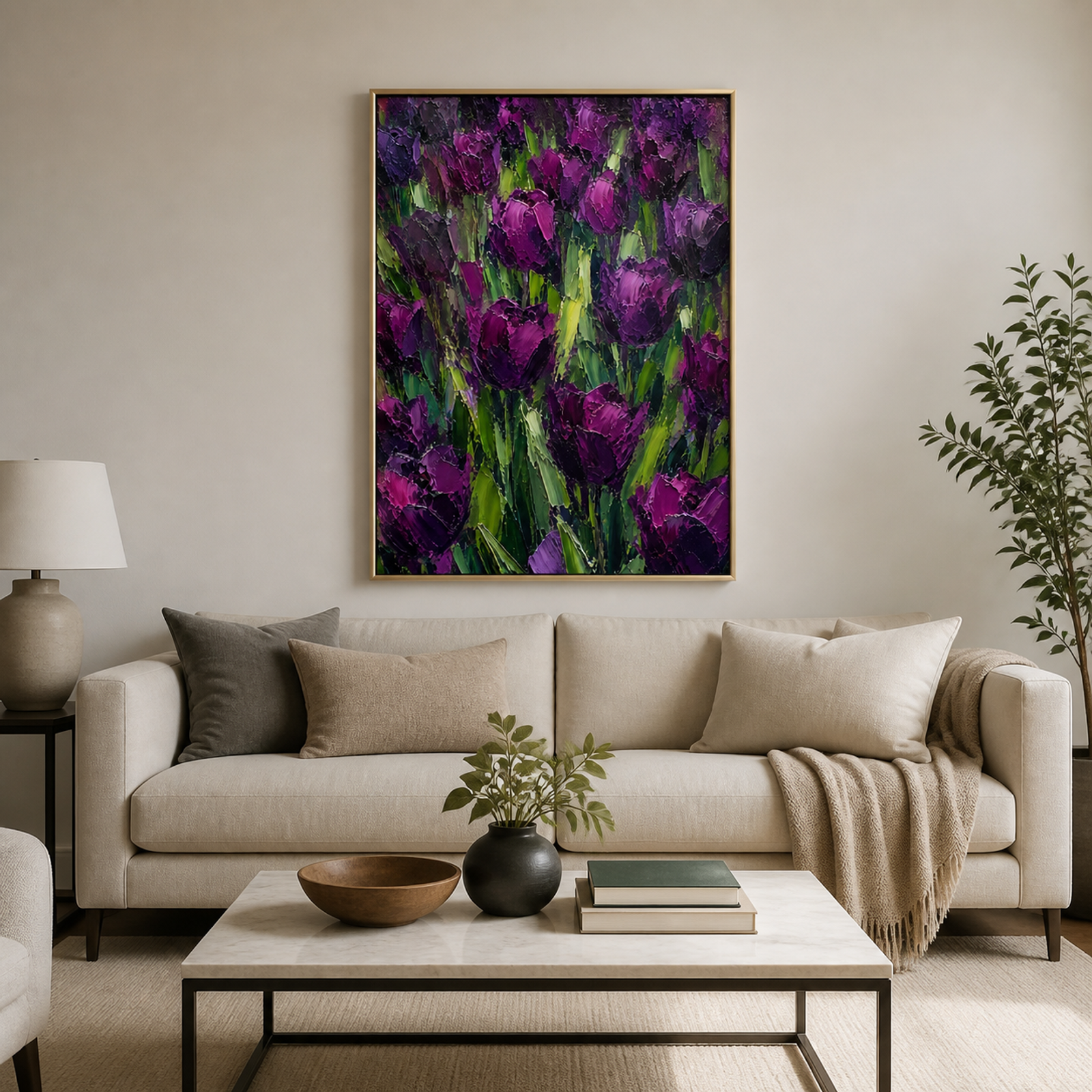 Purple Tulip Garden