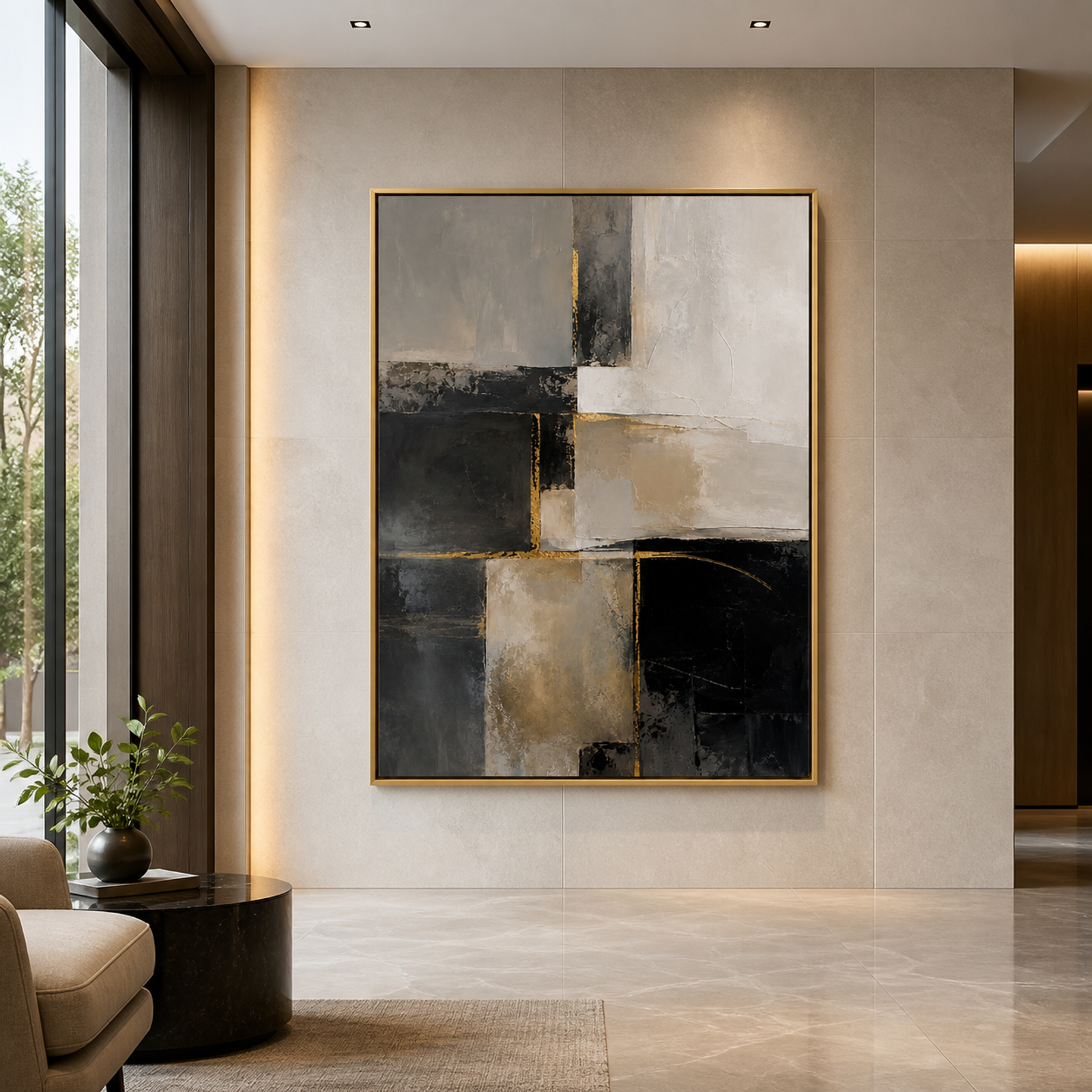 Gilded Abstract Geometry