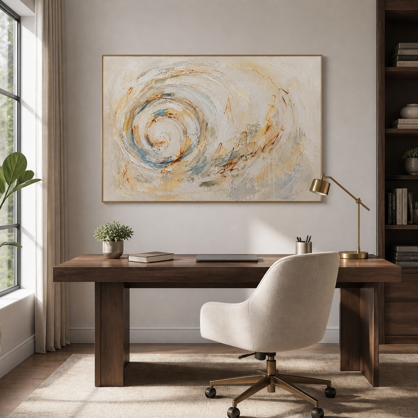 Golden Spiral Abstract