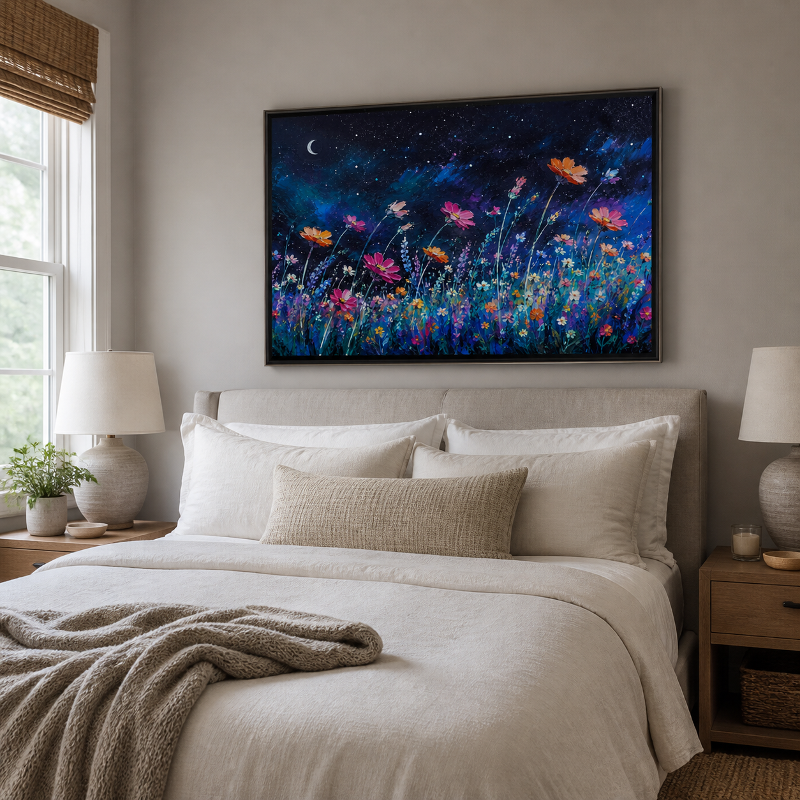 Midnight Wildflower Sky