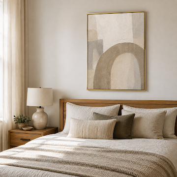 Neutral Textured Arch