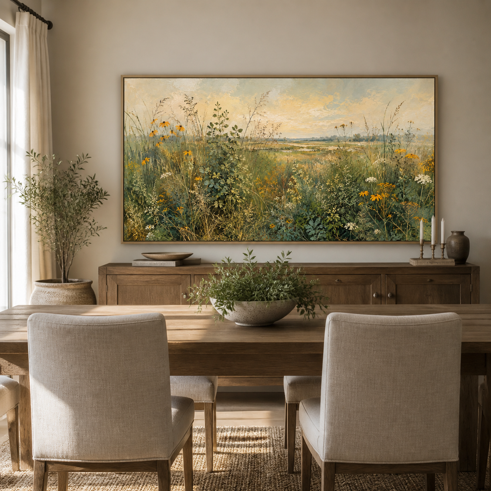 Golden Meadow Wildflowers
